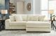 Signature Design by Ashley® Lindyn 2-Piece Ivory Right Arm Facing Sectional and Chaise-3