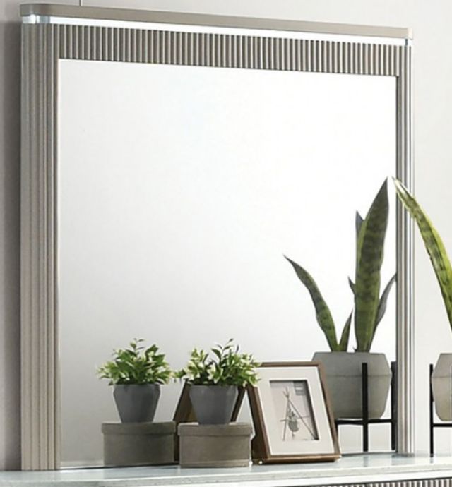 Furniture of America® Aldridge Light Gray Dresser Mirror-0