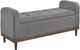 Homelegance® Brigitte Gray Lift Top Storage Bench-0
