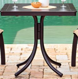 Telescope Casual 36" Square Balcony Height Table without Hole-1