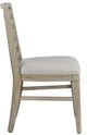 American WoodCrafters Meadowbrook Gray/Sand Ladder Back Side Chair-3