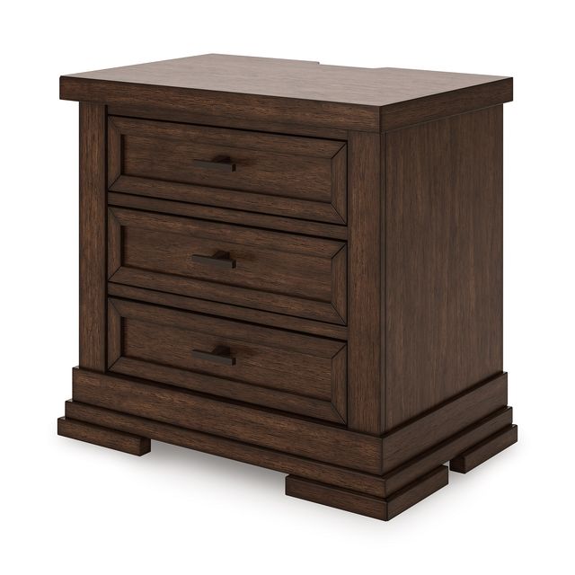 Signature Design by Ashley® Taffenbrook Medium Brown Nightstand-1