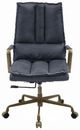 ACME Furniture Tinzud Gray Leather Office Chair-3