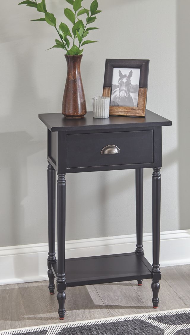 Signature Design by Ashley® Juinville Black Accent Table-4