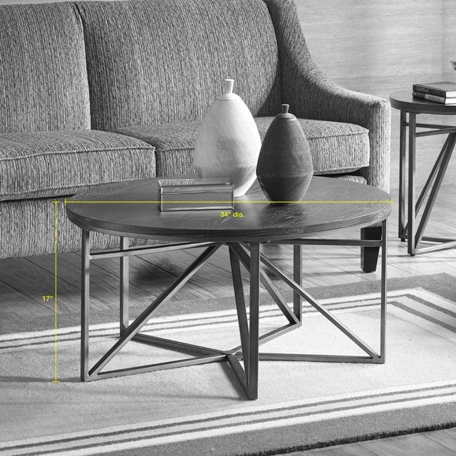 Olliix by Madison Park Antique Bronze Madison Coffee Table-3