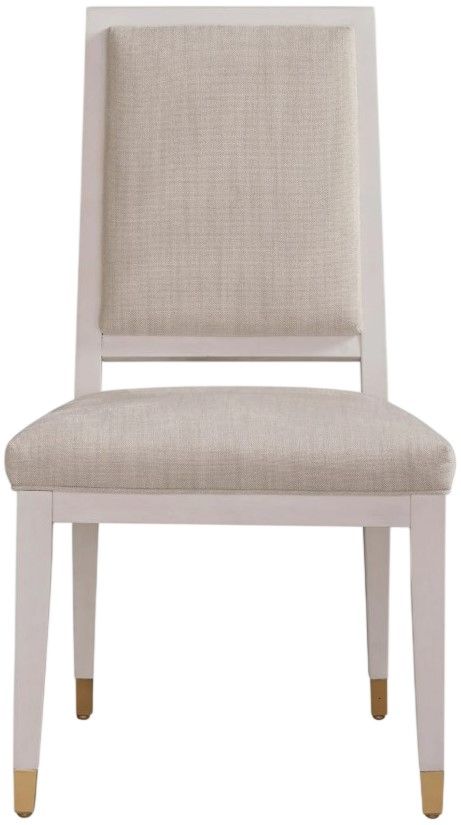 Universal Explore Home™ Love. Joy. Bliss. Miranda Kerr Home Alabaster/Pewter Side Chair-2