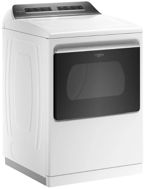 Whirlpool® 7.4 Cu. Ft. White Front Load Gas Dryer with Advanced Moisture Sensing-2