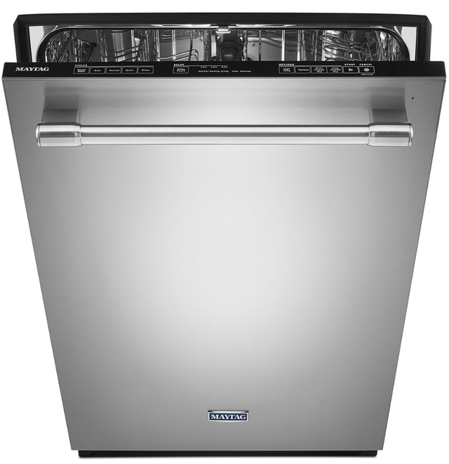 Maytag® 24" Fingerprint Resistant Stainless Steel Built in Dishwasher-3