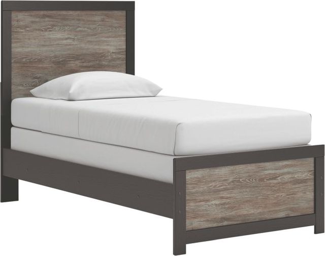 Signature Design by Ashley® Broachmyn Black/Gray Twin Panel Bed-0