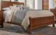 Urban Collections by Yutzy Woodworking Trieste Retreat Cherry/Seely 48" Queen Panel Sleigh Bed-0