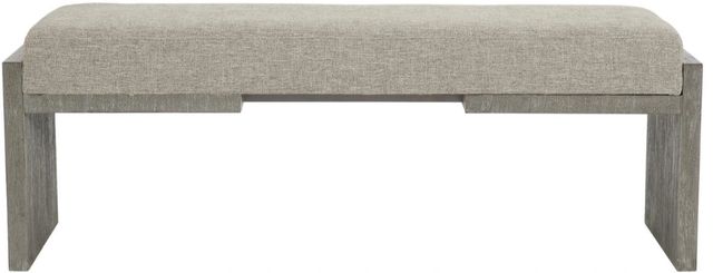 Bernhardt Foundations Beige/Dark Shale Bench-2