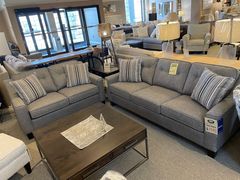 Superstyle® 85" x 37" Sofa & Loveseat with Sloped Arms