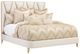 Michael Amini® La Rachelle Beige/Medium Champagne California King Upholstered Panel Bed-0