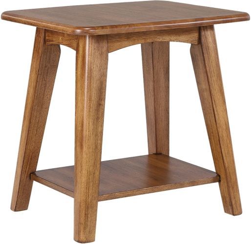 Winners Only® Portland Medium Brown End Table-0