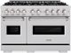 ZLINE Classic 48" Stainless Steel Pro Style Dual Fuel Range-0