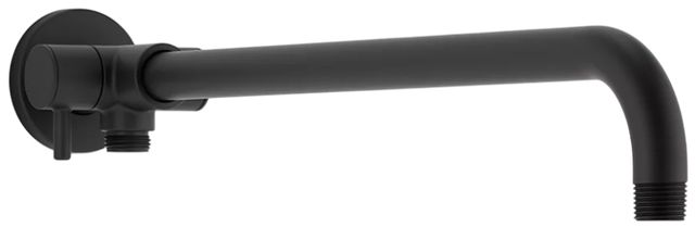 KOHLER® Matte Black Wall-Mount Arm for Rainhead/Showerhead and Handshower with 2-Way Diverter-0
