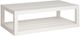 Universal Explore Home™ Weekender Coastal Living Home Hermosa White Sand Rectangular Cocktail Table-0