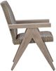 Signature Design by Ashley® Cliff Trails Beige Aluminum Outdoor Arm Chair-2