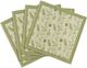 TOV Furniture Dolce 4-Piece Olive Green Natural Cotton Napkin Set-0