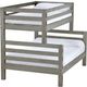Crate Designs™ Furniture Storm Twin XL/Full XL Tall Ladder End Bunk Bed-0