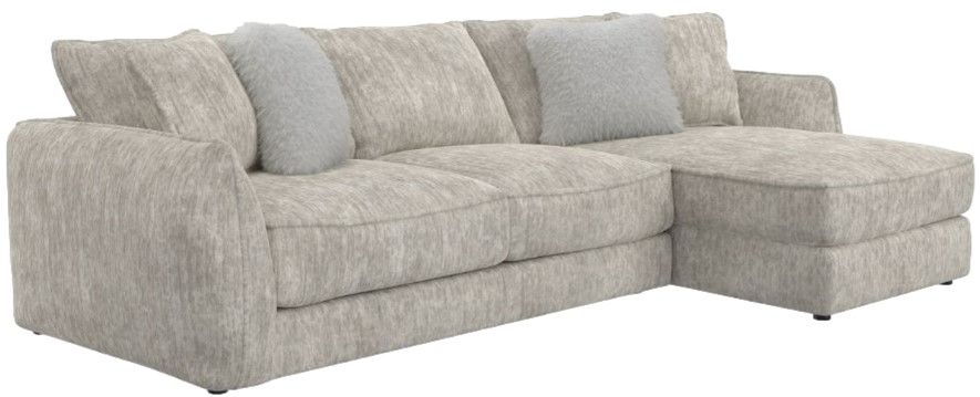 Jackson Furniture Bucktown 2-Piece Parchment Right-Arm Facing Sofa Sectional and Chaise