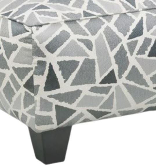 Corinthian Furniture Atlantic Slate Accent Ottoman-1