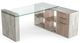 VIG Furniture Nova Domus Boston Glass Top with Concrete Base Office Desk-0