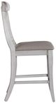 Liberty Furniture Ocean Isle Antique White/Gray Upholstered Counter Chair-3
