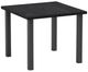 Homecrest™ Outdoor Living Customizable Timber Aluminum/Wood 42" Square Outdoor Balcony Table with Hole-0