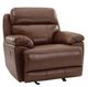 Cheers by Man Wah Pecan Glider Recliner-0