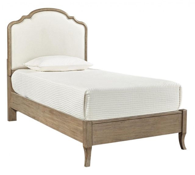 aspenhome® Provence Patine Twin Upholstered Bed-0