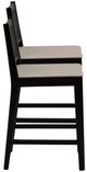 Powell® Beaux 2-Piece Black Cane Counter Stool-4