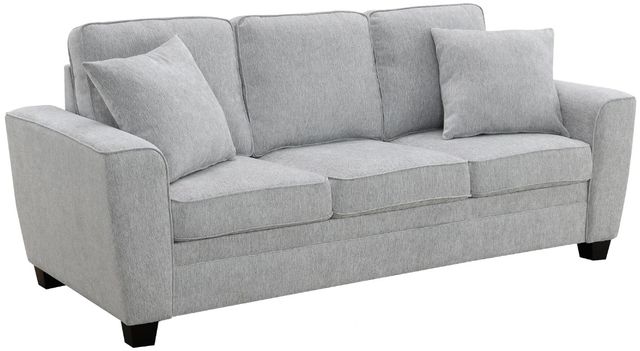 Intercon Ashbury TUP Soft Gray Chenille Sofa-0
