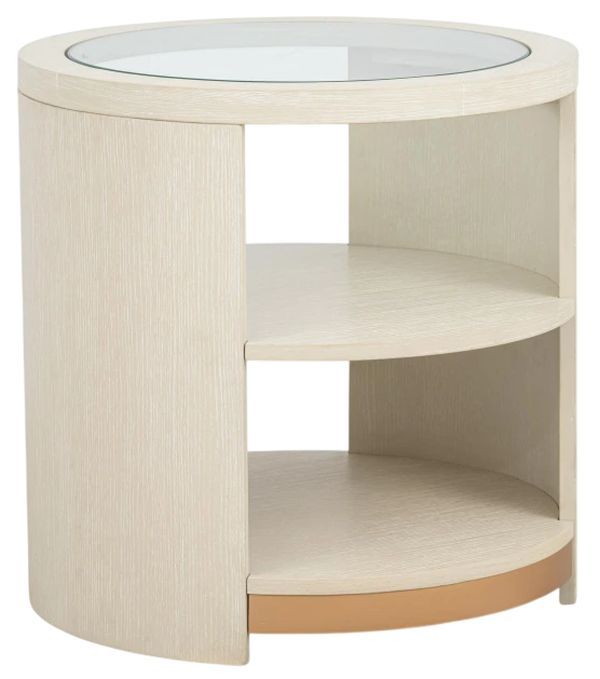Legacy Classic Sloan Frost Round End Table-0