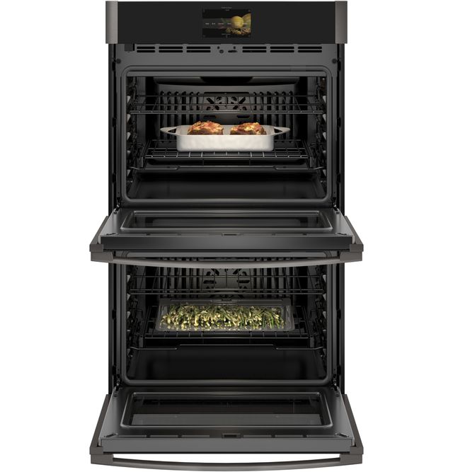 GE Profile™ 30" Black Stainless Steel Built In Convection Double Wall Oven-2