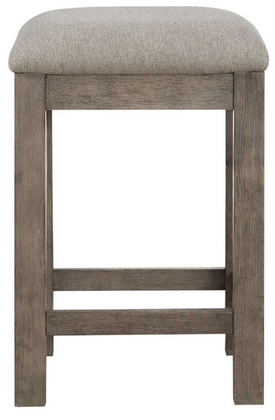 Liberty Furniture Bartlett Field Dusty Taupe/Oatmeal Upholstered Console Stool-2
