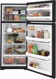 GE® 28" 17.5 Cu. Ft. Black Top Freezer Refrigerator-2