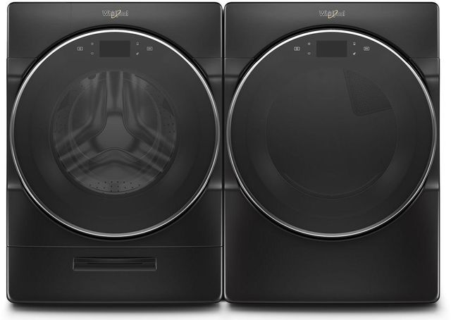 Whirlpool® 5.0 Cu. Ft. Black Shadow Front Load Washer-2