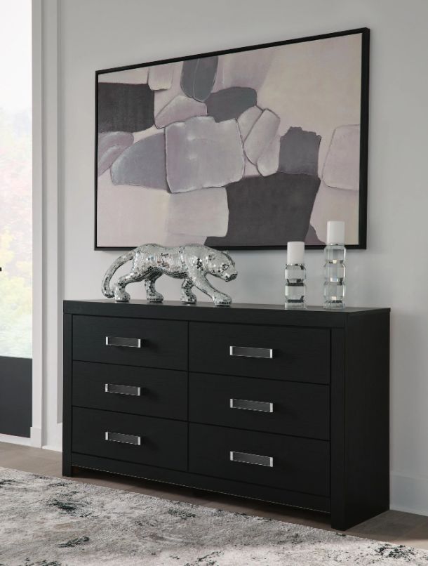 Signature Design by Ashley® Raechalla Black Dresser-1