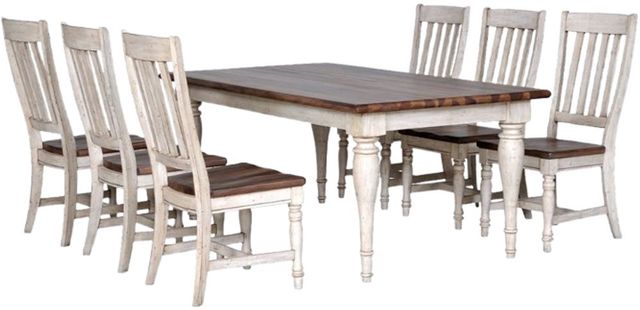 Napa Furniture Design Belmont Brown/White Dining Side Chair-3