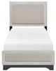 Homelegance® Westport Beige Twin Platform Panel Bed-2