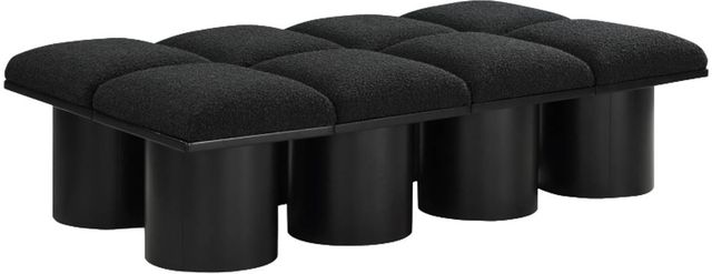Meridian Furniture Pavilion 8-Piece Black 62" Modular Bench Set-0