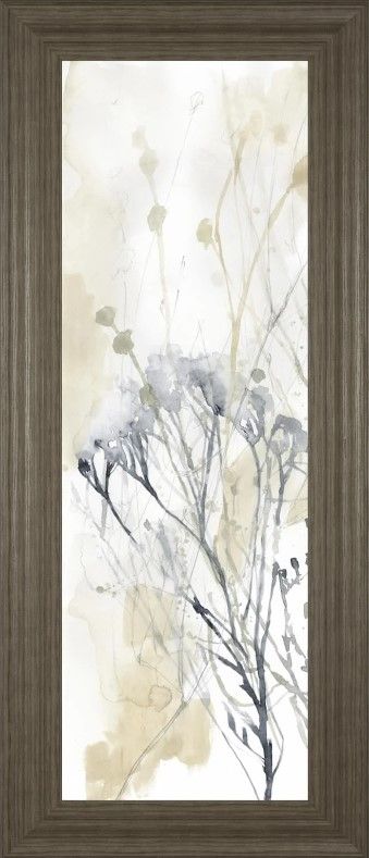 Classy Art Wildflower Line Contour I by Jennifer Goldberger Wall Art-0