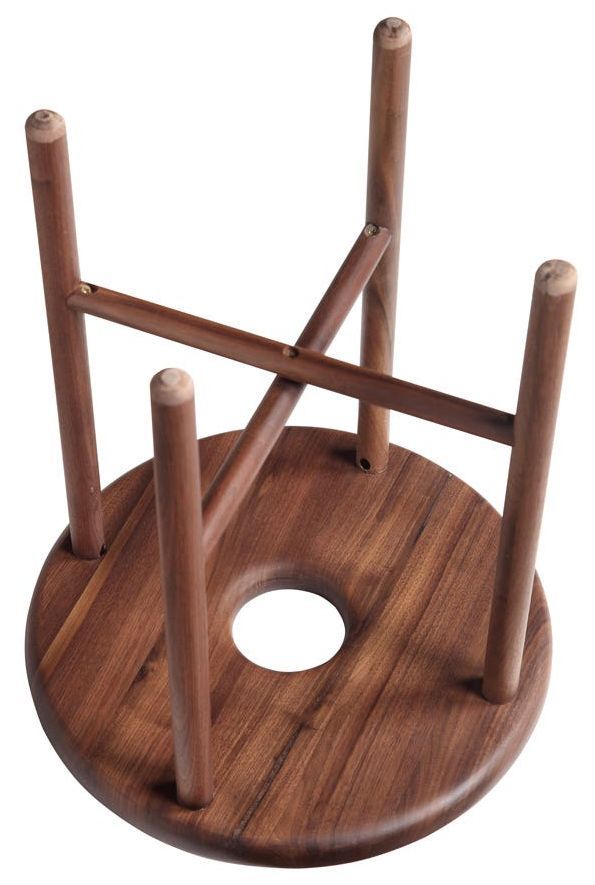 Moe's Home Collection Namba Walnut Brown Stool-3