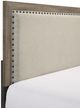 Crown Mark Millie Gray Twin Upholstered Panel Bed-2
