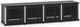 Salamander Designs® Synergy Model 247 AV Cabinet-Black/Aluminum-0