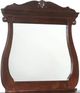 Elements International Chateau Vintage Cherry 7-Drawer Dresser and Mirror-1
