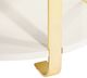 Michael Amini® Ariana Beige Side Table with Gold Base-4