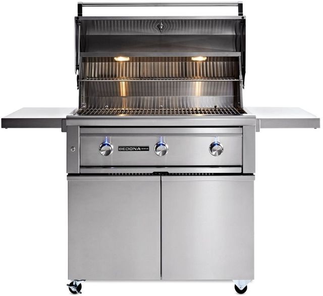 LYNX® Sedona 3-Burner Stainless Steel Freestanding Liquid Propane Grill with 1 Prosear Infrared Burner and 2 Stainless Steel Burners-1