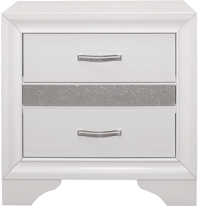 Homelegance® Luster 5-Piece White Queen Bedroom Set-3